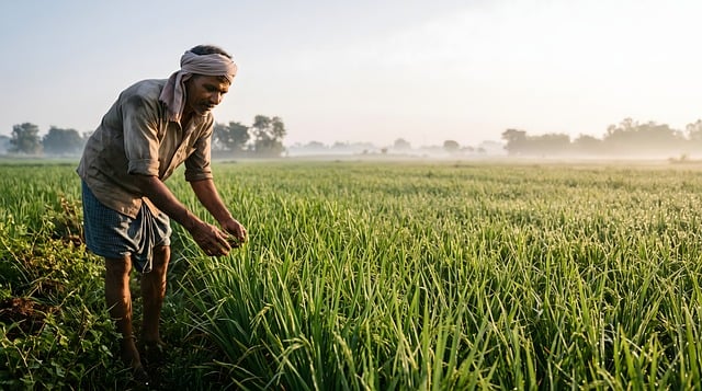 Agricultor, Agricultura, Arroz, Campo