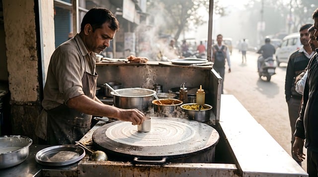 Mâncare De Stradă, Dosa, Bucătar, Gătit