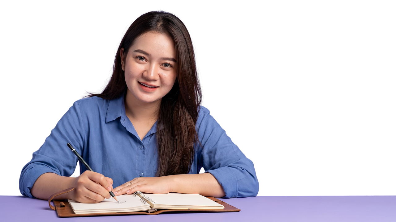 Writing Expression Images Woman Writing Smile - Free photo on Pixabay