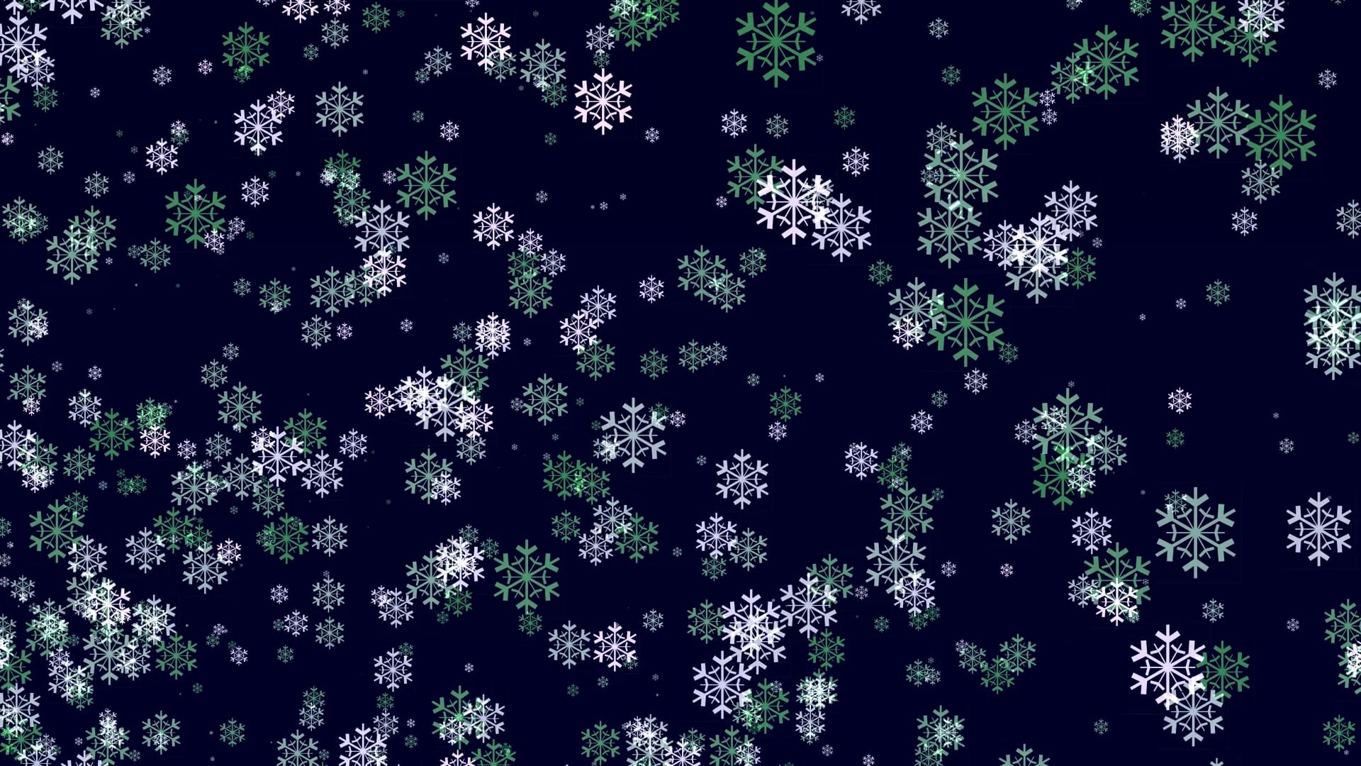Snowflakes Christmas Animation Animated