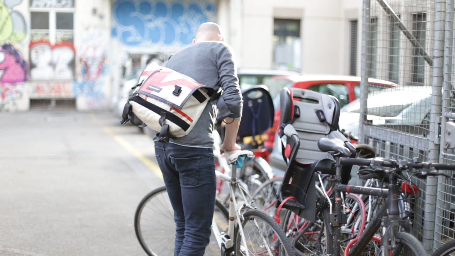Cyclist Bicycle Urban Racing Bike