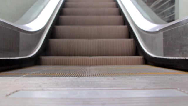 Free escalator stairs modern illustration