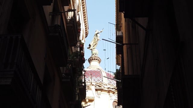 Barcelona, Church, Street, Architecture