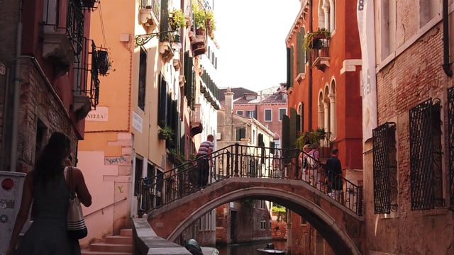 Venice, Italy, People, Channel, Street