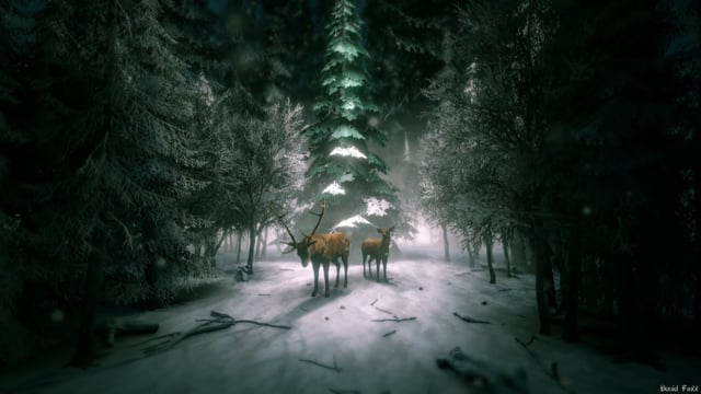 Christmas, Deer, Reindeer, Winter, Noel