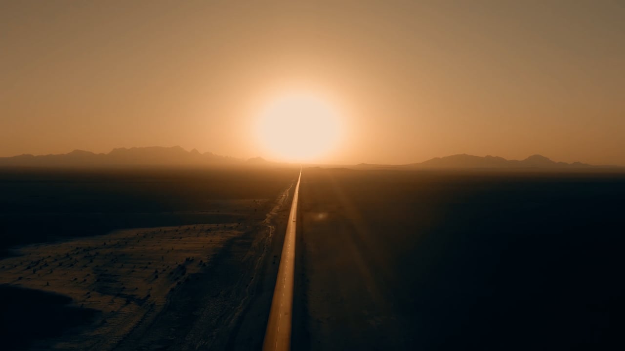 Sunset, Desert, Road. Free Stock Video Pixabay