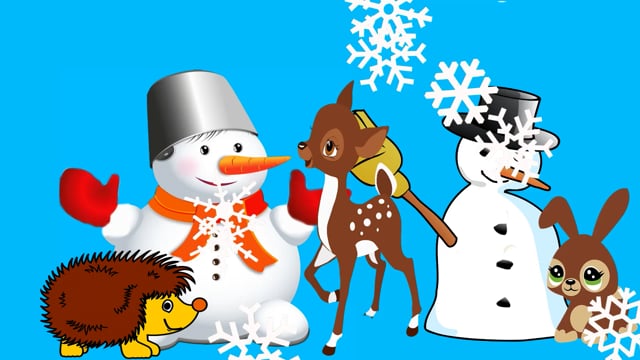 Snowman Holiday Winter Free Stock Video Pixabay