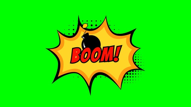 Onomatopoeia Boom Explosion Free Stock Video Pixabay