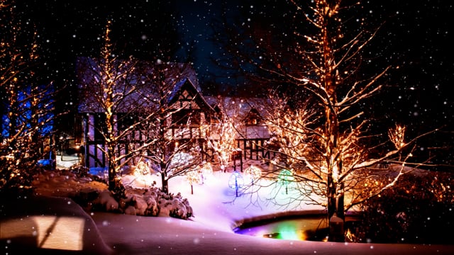 Christmas, Beautiful Wallpaper, House