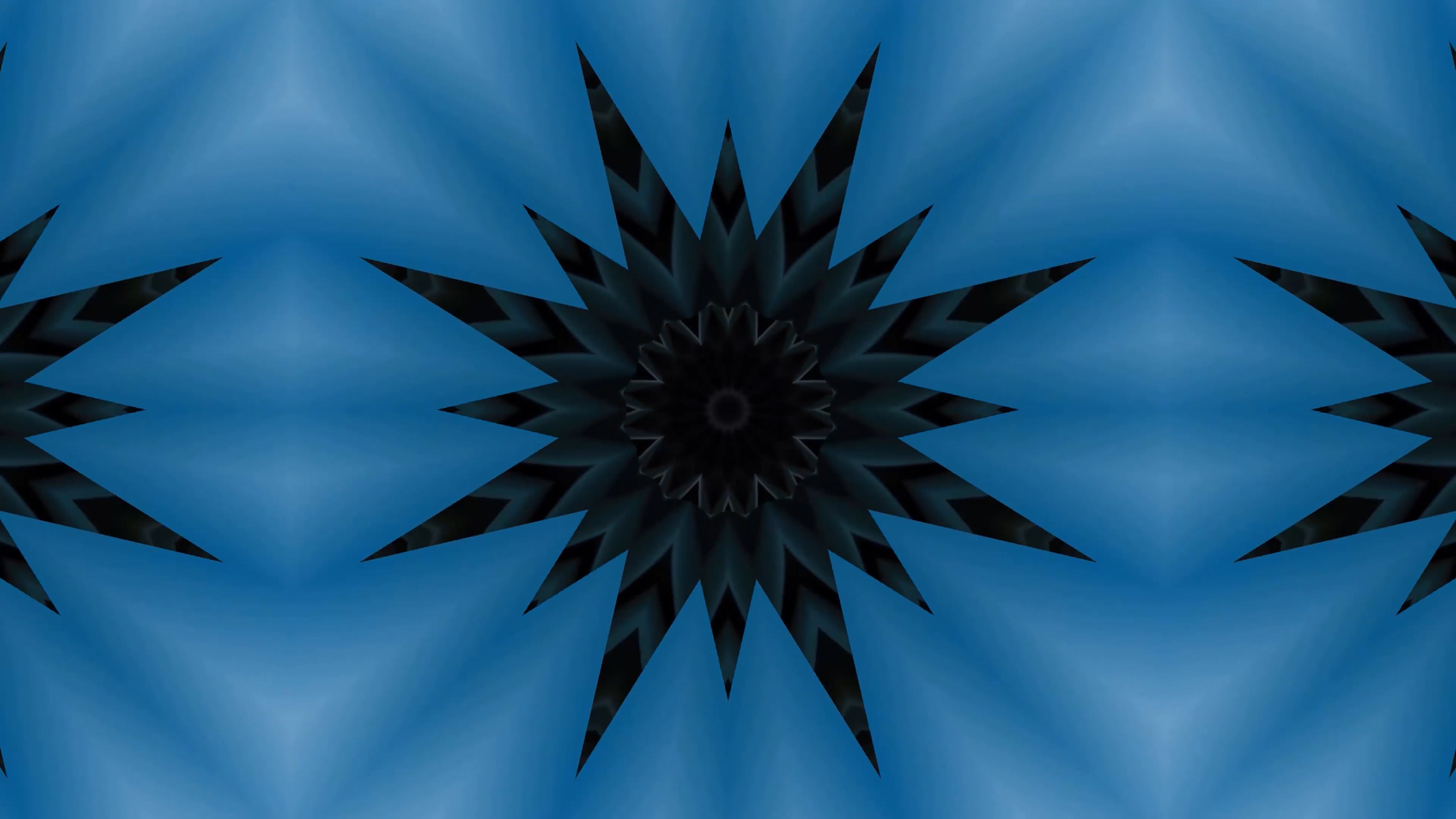 Kaleidoscope Loop Mandala Pattern