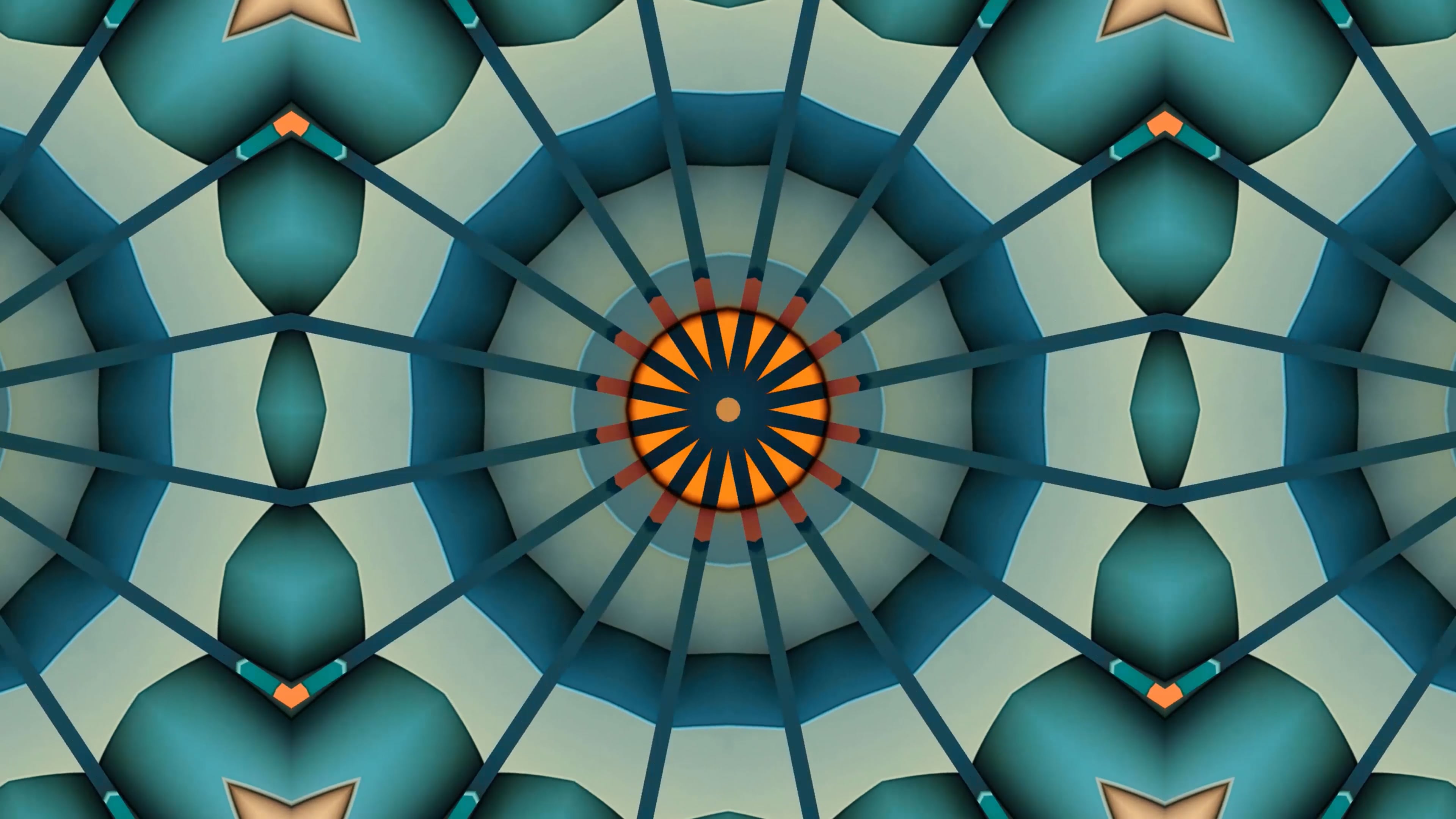 Kaleidoscope Loop Beautiful Wallpaper Mandala