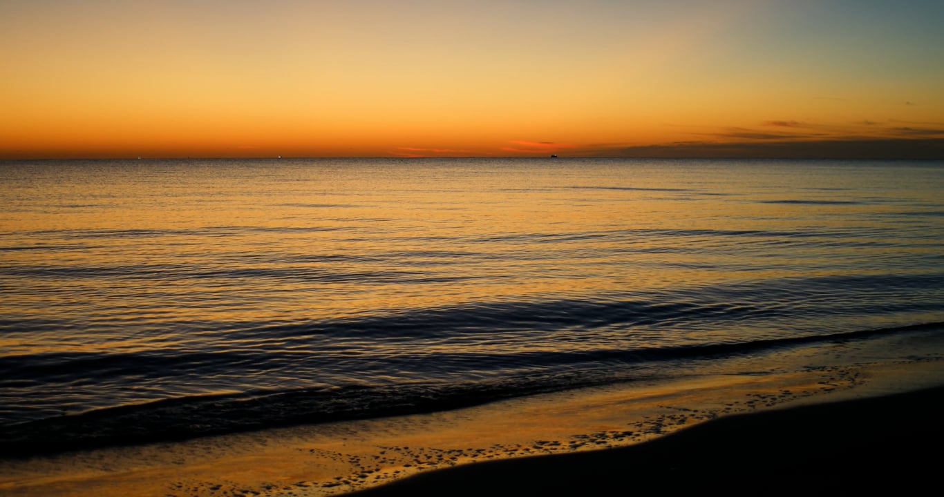Ocean, Sea, Waves, Beach, Coast, Sunset