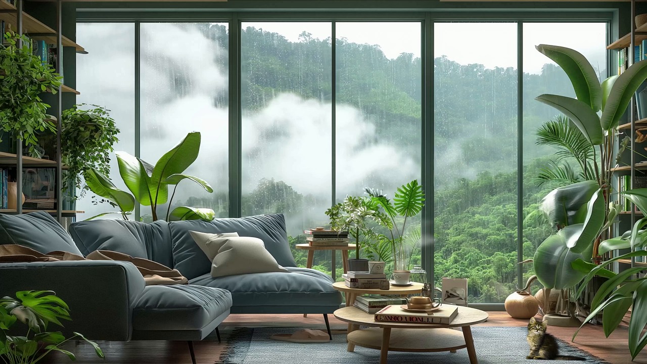Ai Generated, Living Room, Fireplace. Free Stock Video - Pixabay