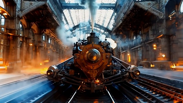 Ai产生的 火车 蒸汽朋克 - Free video on Pixabay