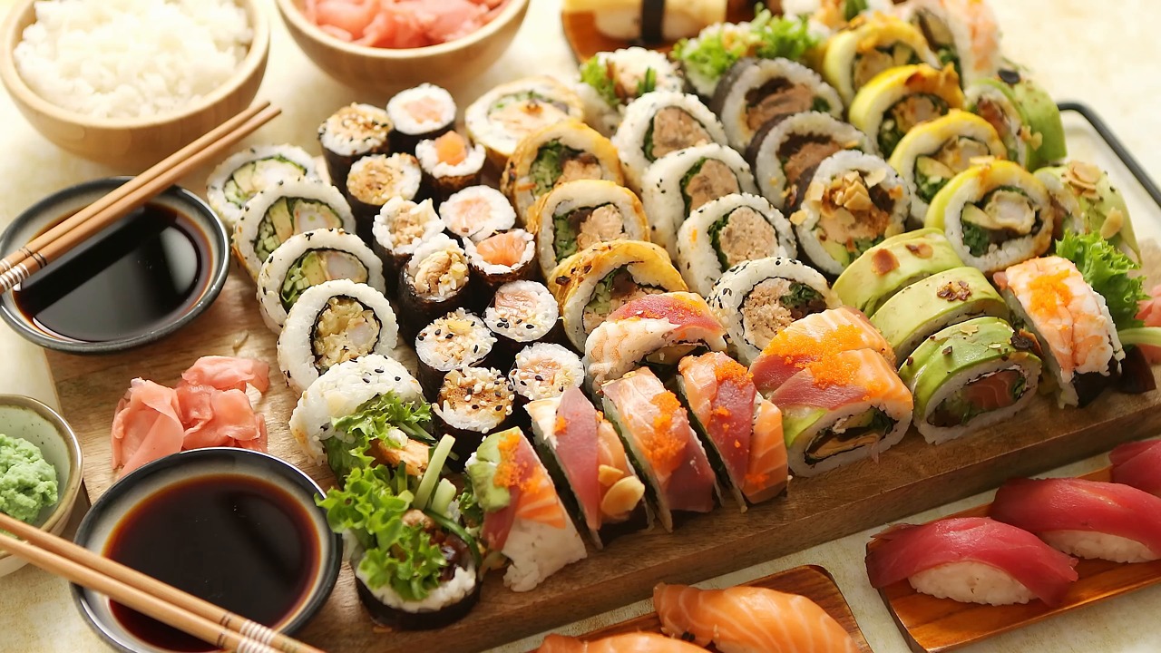 Sushi Salmon Food Free Stock Video Pixabay Sushi Salmon Food Free Stock Video Pixabay
