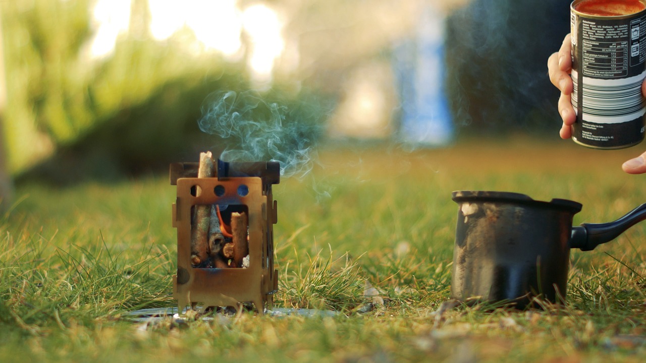 Camping trekking wood stove free stock video pixabay