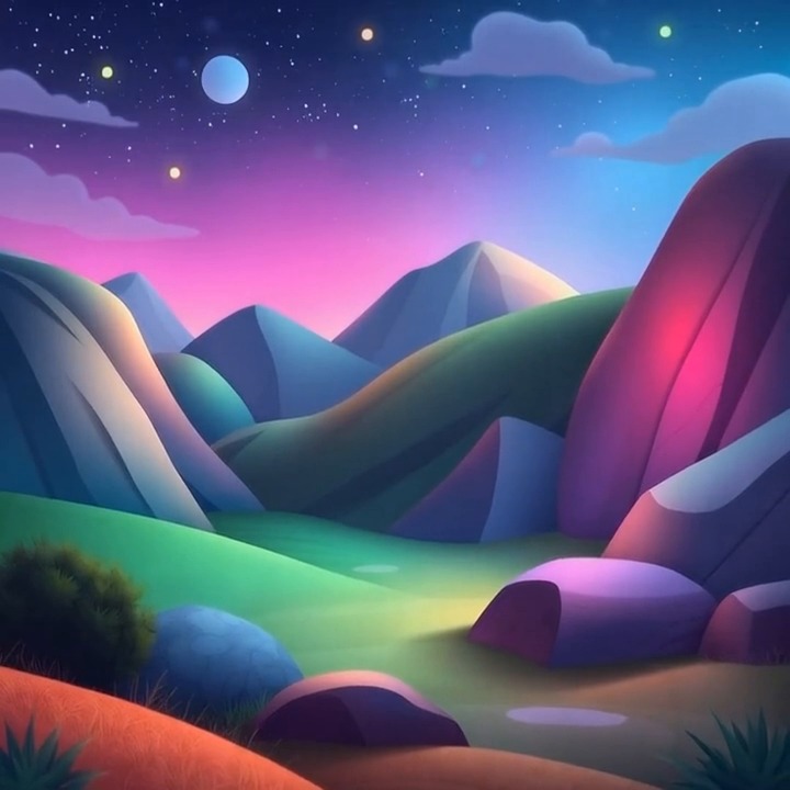 Ai产生的 山 2D - Free video on Pixabay