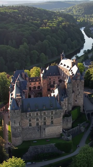 castle drone shot, ancient castle, castle drone tour, historical castle aerial view, drone shot medieval castle, cinematic drone video, best drone views of europe, european castle from above, medieval castle aerial footage, castle 4k, golden hour drone shot castle
