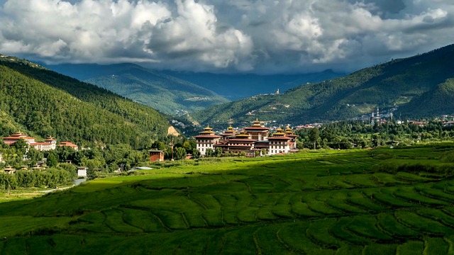 thimphu palace, bhutan, moving clouds, ancient palace, heritage site, bhutan travel, buddhist architecture, cultural landmark, scenic sky, time lapse clouds, asian palace, historic building, spiritual place, mountain view, peaceful sky, asia travel, cultural video, old architecture, nature timelapse, cloudscape, traditional palace, travel background, tranquil scene, royal palace