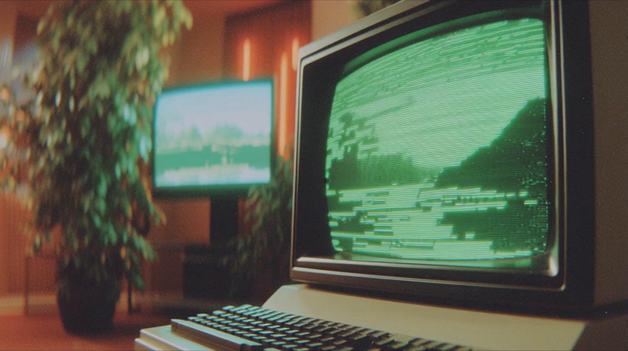 retro, vintage, analog, film, camera, rotary phone, radio, typewriter, neon, flicker, static, nostalgia, 1980s, cinematic, movement, analog distortion, flickering light, vhs, realistic motion, photorealistic, glow, grain, classic, reel, old-fashioned, ai generated