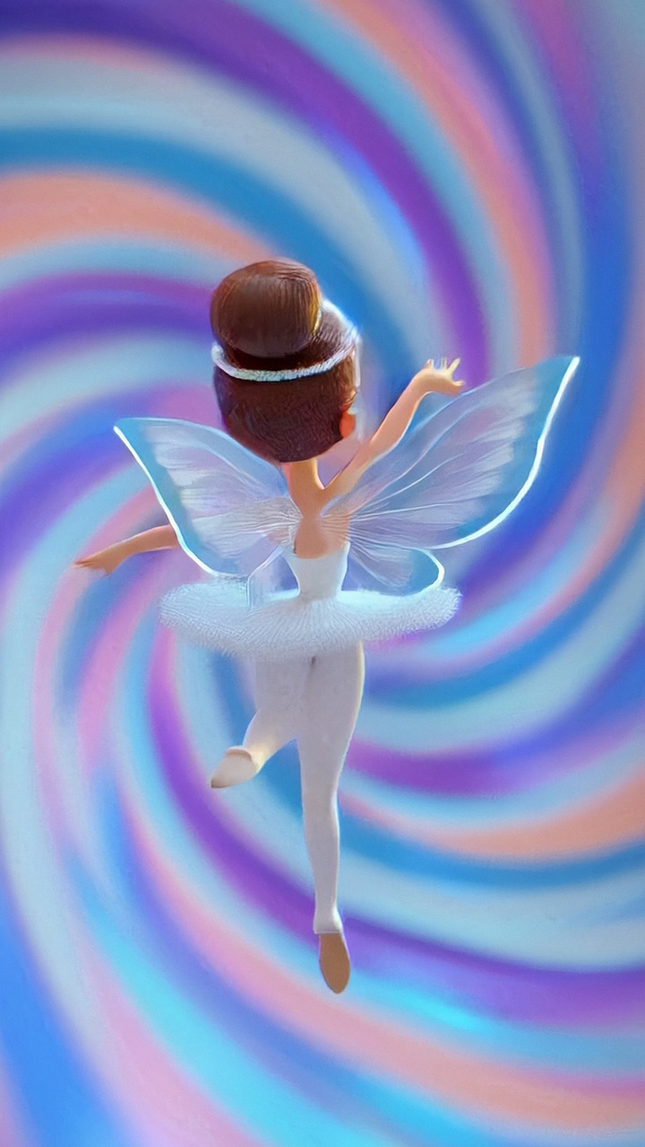 fairy, fantasy, magic, dream, mysterious, woman, story, tooth, ballerina, dancer, happy, girl, elegance, cartoon, 3d, ai generated