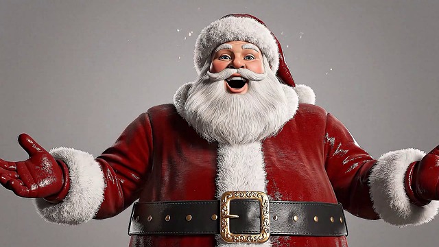 santa claus, christmas, gifts, human, fixed, to celebrate, handing out christmas presents, christmas eve, ai generated