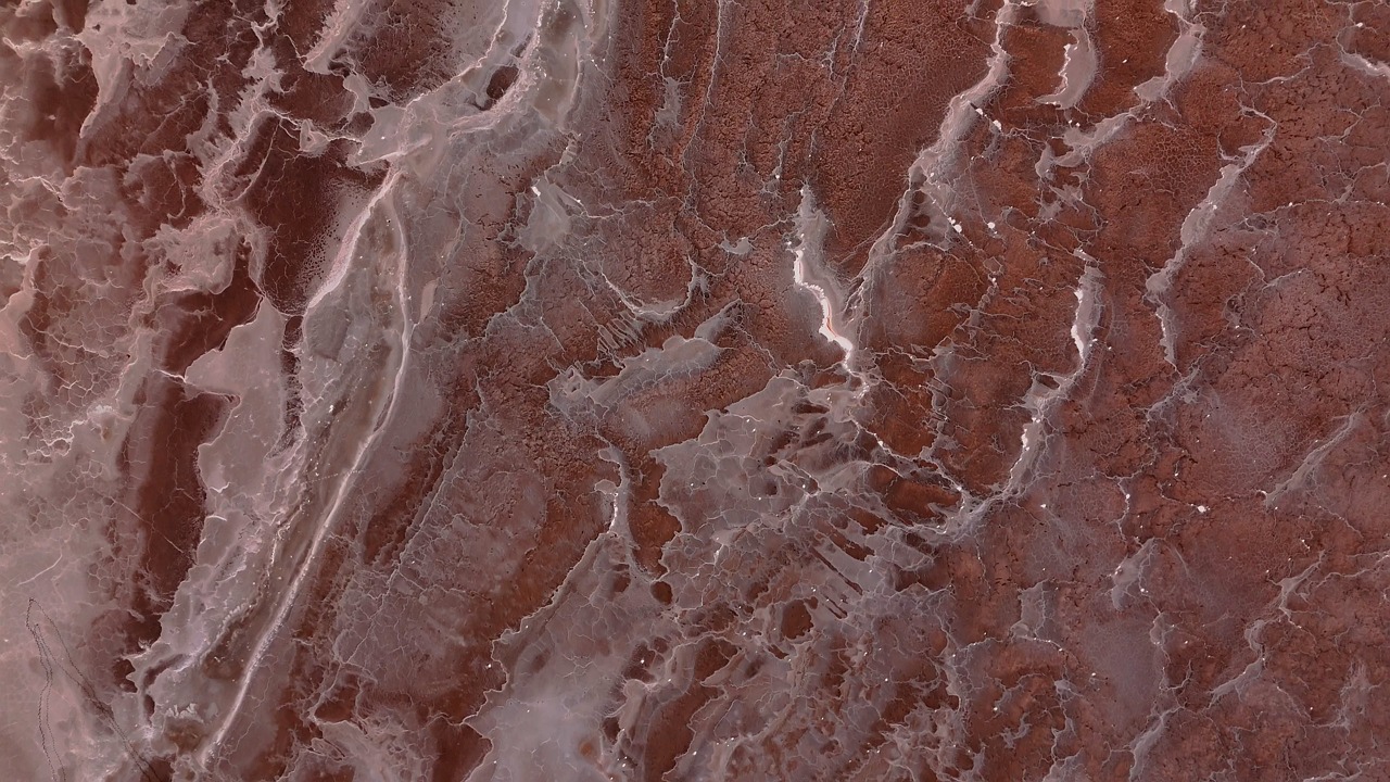 turkey, nature, landscape, travel, wildlife, wilderness, salt, lake, water, salty, asia, cappadocia, sun, drone, 4k, orange
