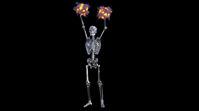 heatwave, joke, pun, fire, burn, flames, heat, warm hands, warm personality, skeleton, skull, bones, halloween, anatomy, horror, scary, warm greeting, fire starter, fired up, fire wave, attention-seeker, heat-seeking, warm welcome, humor, funny