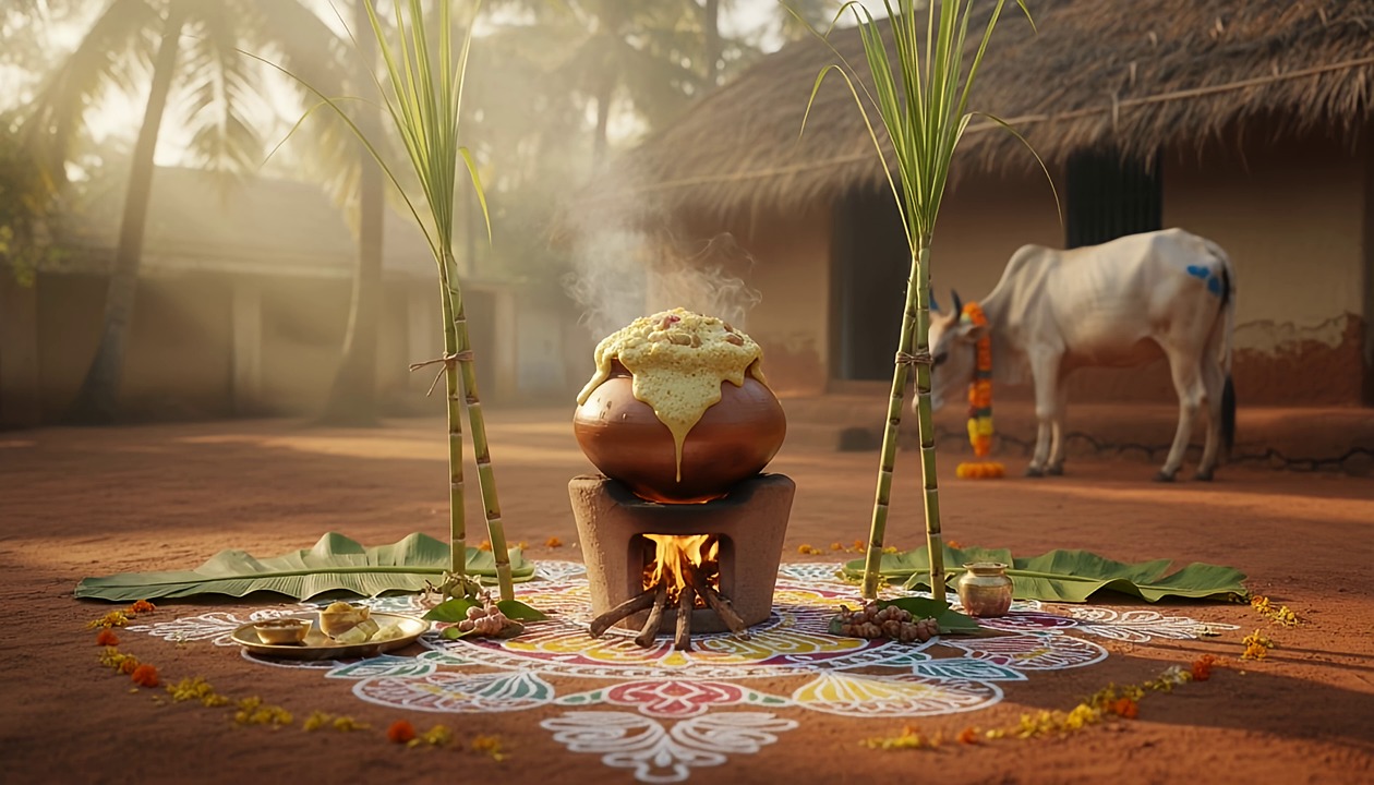 Pongal, Village, Courtyard. Free Stock Video - Pixabay