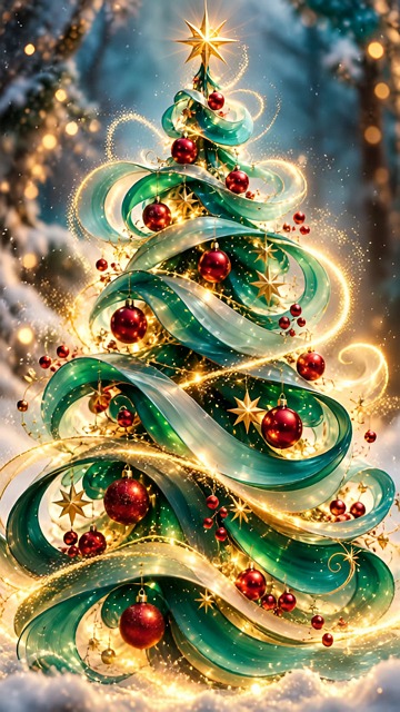 Christmas Tree, Whimsical Christmas, Abstract Tree. Free Stock Video ...